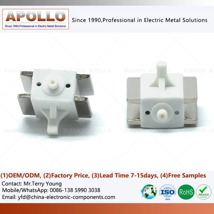 Magnetic Latching Relay Moving Magnet Insert Molding Component