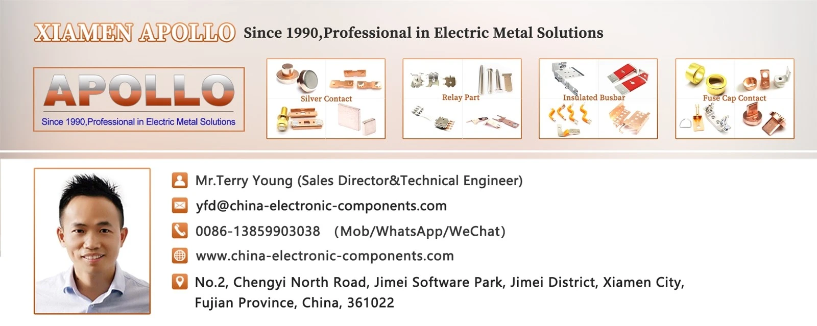 Mr Terry from Xiamen Apollo Mr Terry from Xiamen Apollo