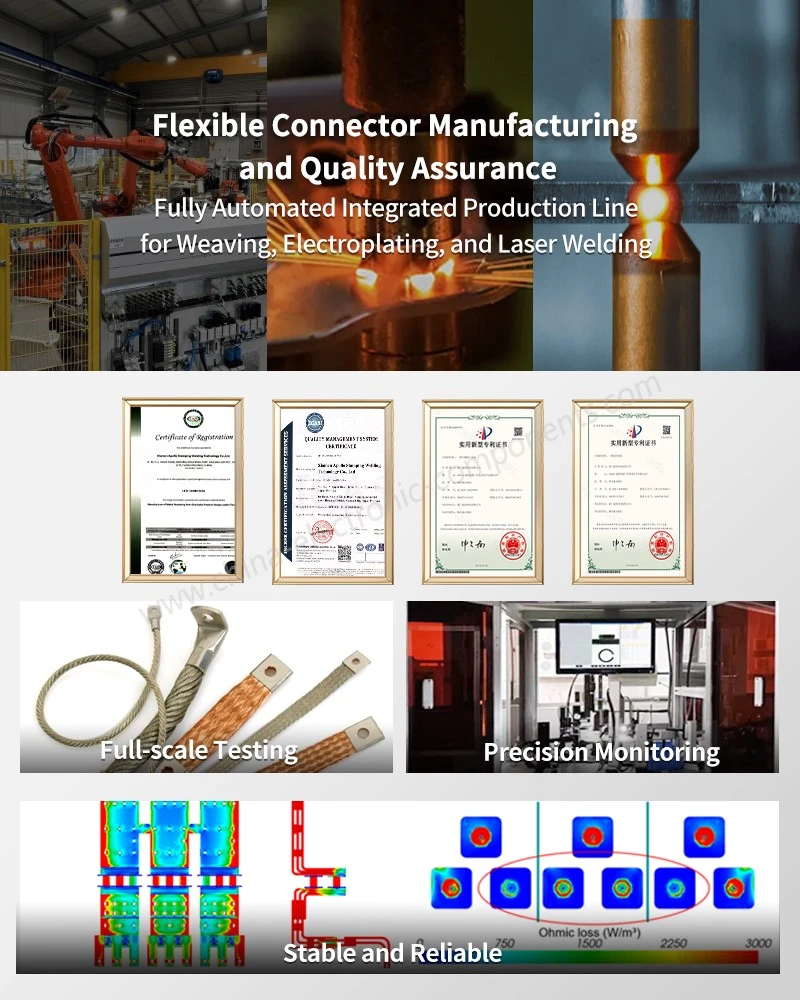 Flexible Copper Braided Electrical Connectors Manufacturing and Quality Assurance Flexible Copper Braided Electrical Connectors Manufacturing and Quality Assurance