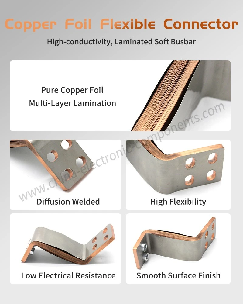Laminated Foils Flexible Copper Busbar High-conductivity, Laminated Soft Busbar Laminated Foils Flexible Copper Busbar High-conductivity, Laminated Soft Busbar