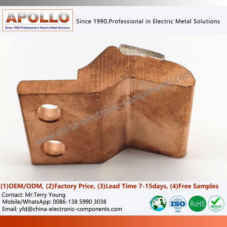 Silver and Copper Welding Button Contact