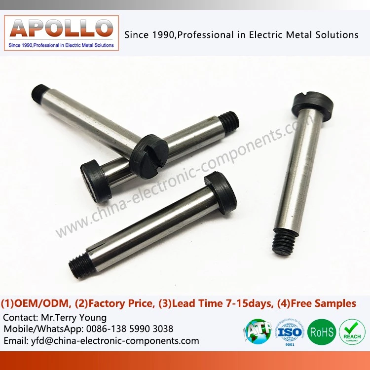 Slotted Head Knurled Positioning Stud
