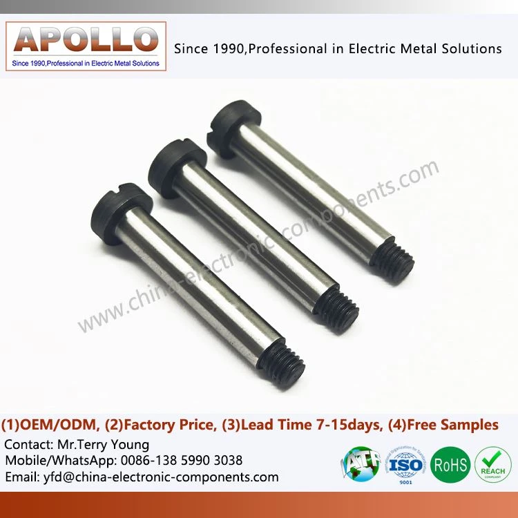 Slotted Head Knurled Step Pin