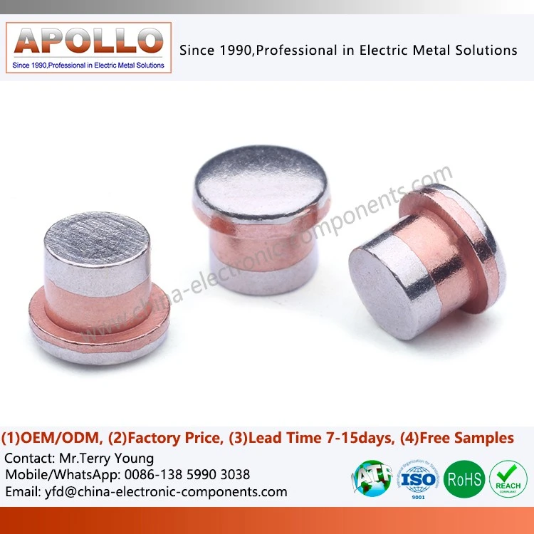 Trimetal Composite Rivet Terminals